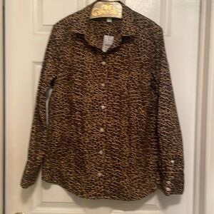 JCREW Leopard Shirt